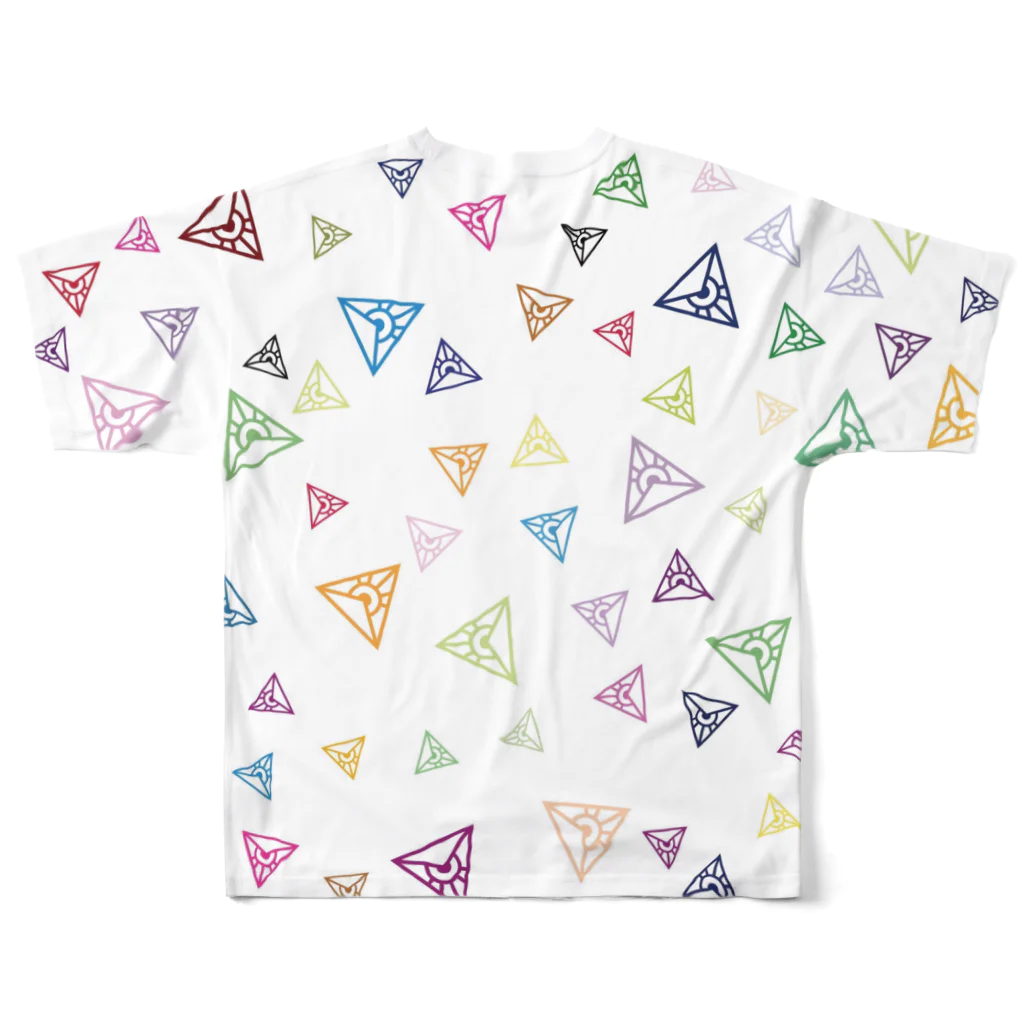 JESTIVAL On-Line ShopのJESTIVALランダムロゴTシャツ All-Over Print T-Shirt :back