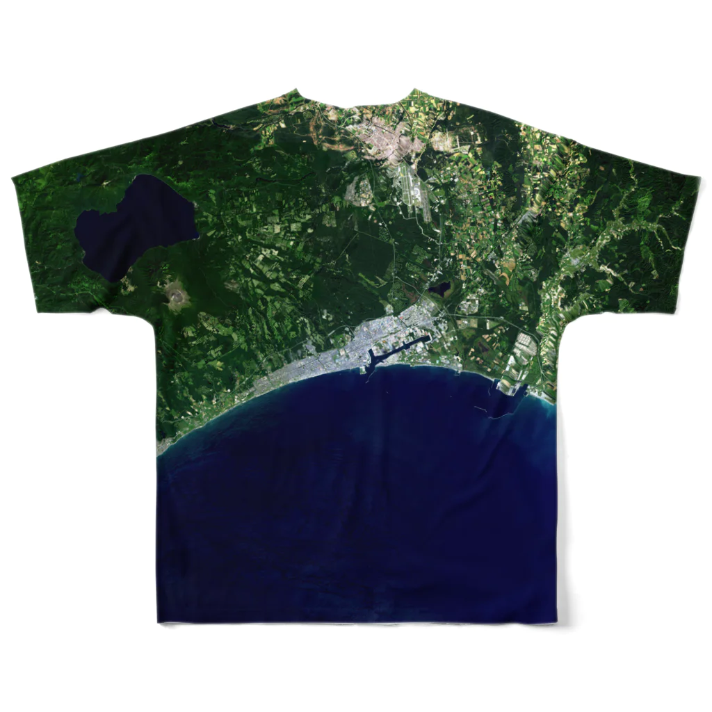 WEAR YOU AREの北海道 苫小牧市 Tシャツ 両面 All-Over Print T-Shirt :back