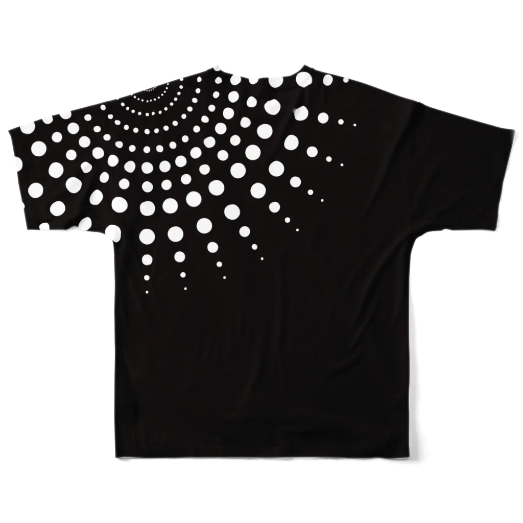 Dot .Dot.の「Dot.Dot.」ロゴ フルグラフィックTシャツ All-Over Print T-Shirt :back