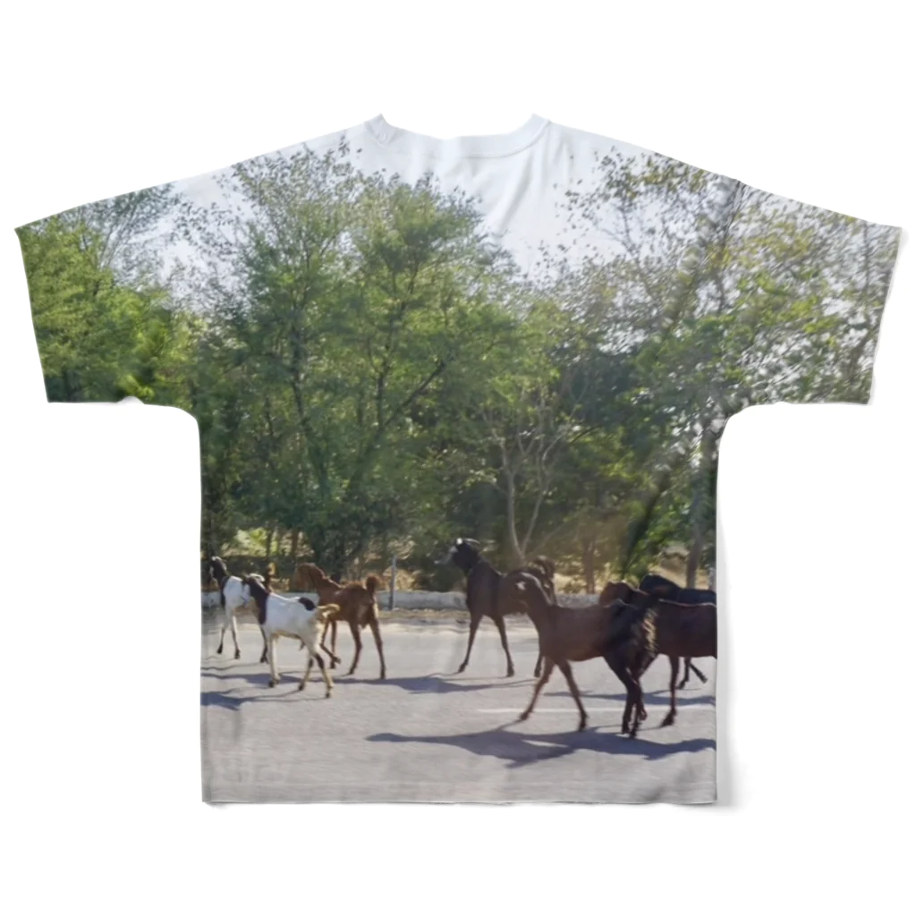tamyのインドの日常　エスニック  All-Over Print T-Shirt :back
