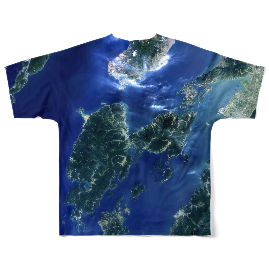 WEAR YOU AREの熊本県 天草市 All-Over Print T-Shirt :back