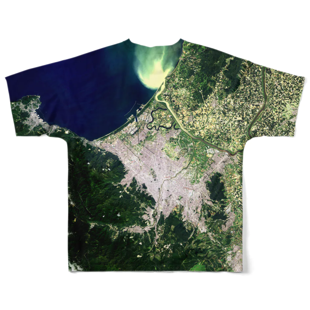 WEAR YOU AREの北海道 札幌市 フルグラフィックTシャツの背面