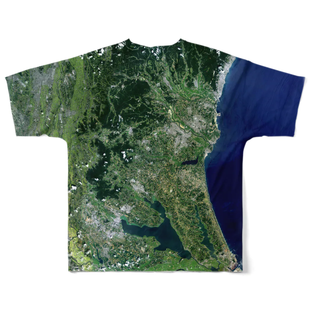 WEAR YOU AREの茨城県 水戸市 フルグラフィックTシャツの背面