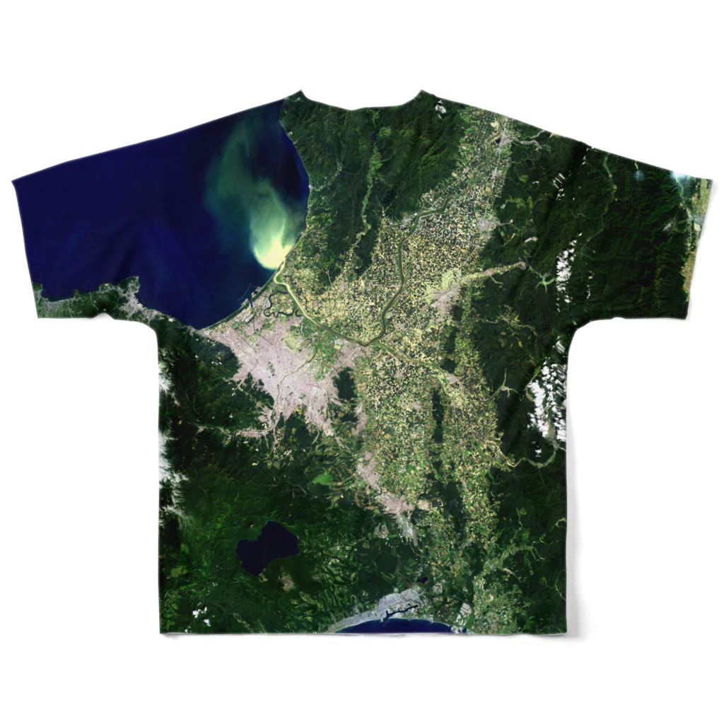 WEAR YOU AREの北海道 江別市 フルグラフィックTシャツの背面