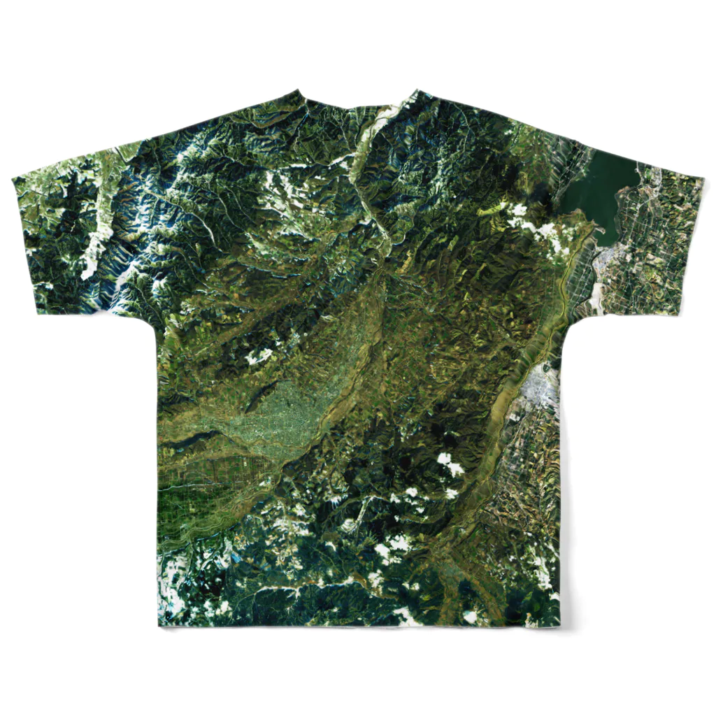 WEAR YOU AREの北海道 北見市 フルグラフィックTシャツの背面