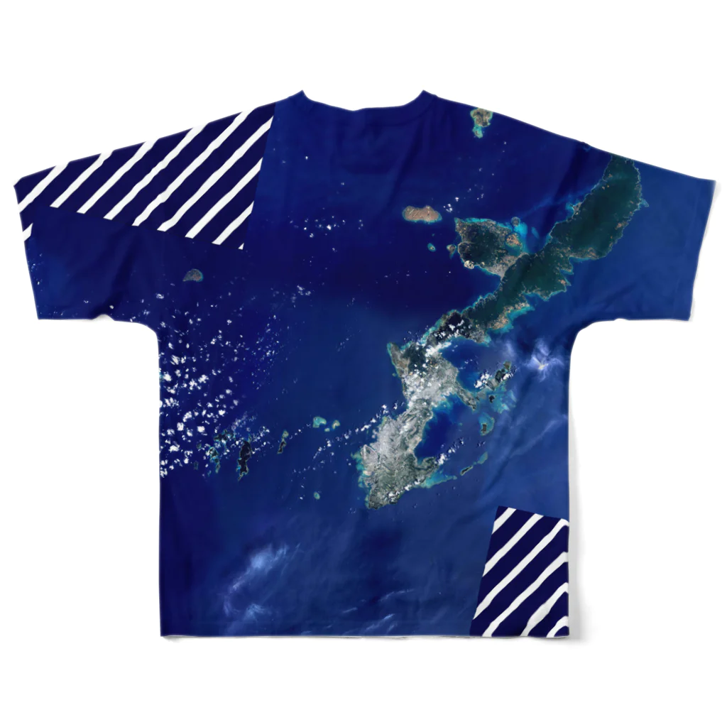 WEAR YOU AREの沖縄県 中頭郡 フルグラフィックTシャツの背面