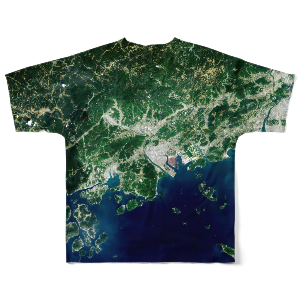 WEAR YOU AREの広島県 福山市 フルグラフィックTシャツの背面