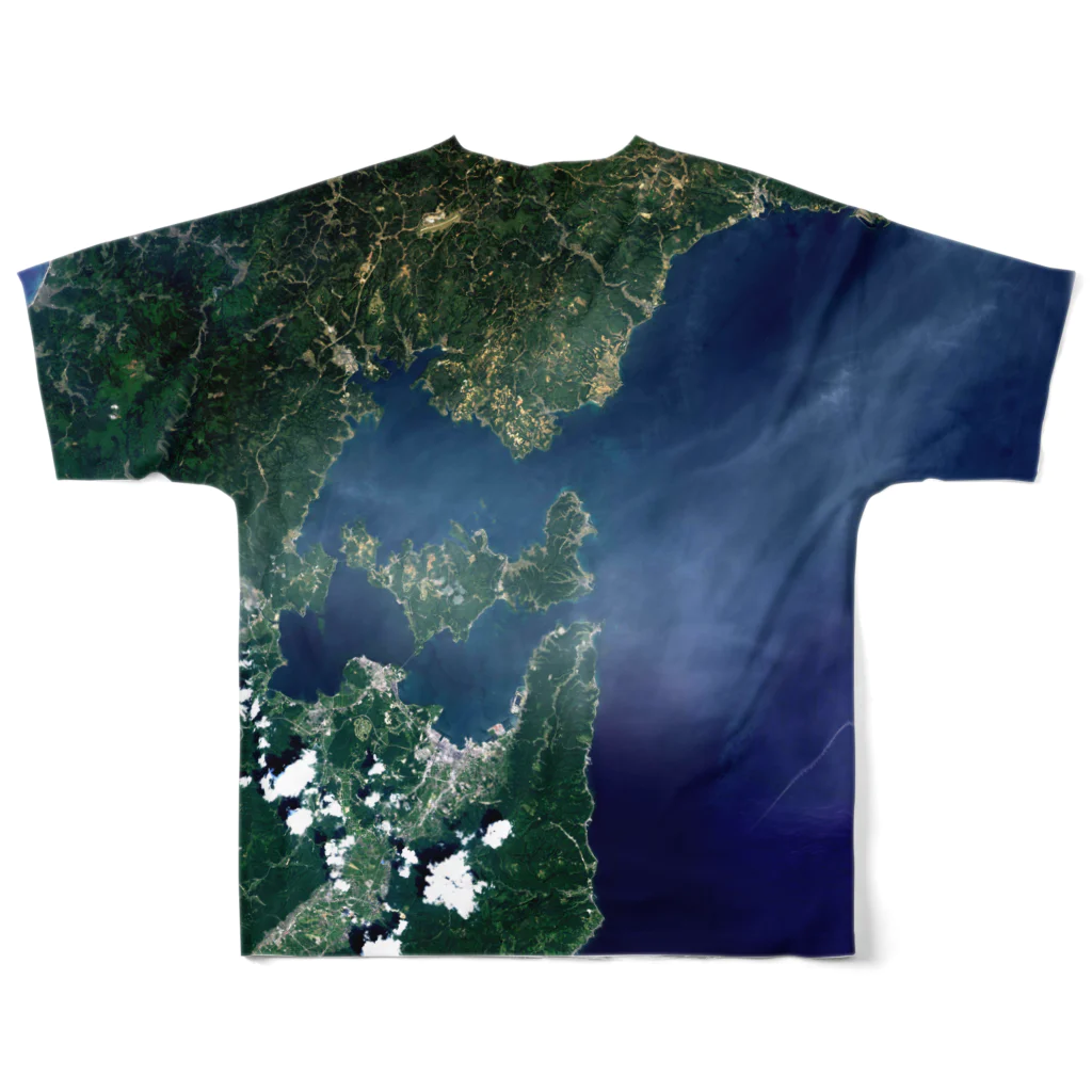 WEAR YOU AREの石川県 七尾市 フルグラフィックTシャツの背面