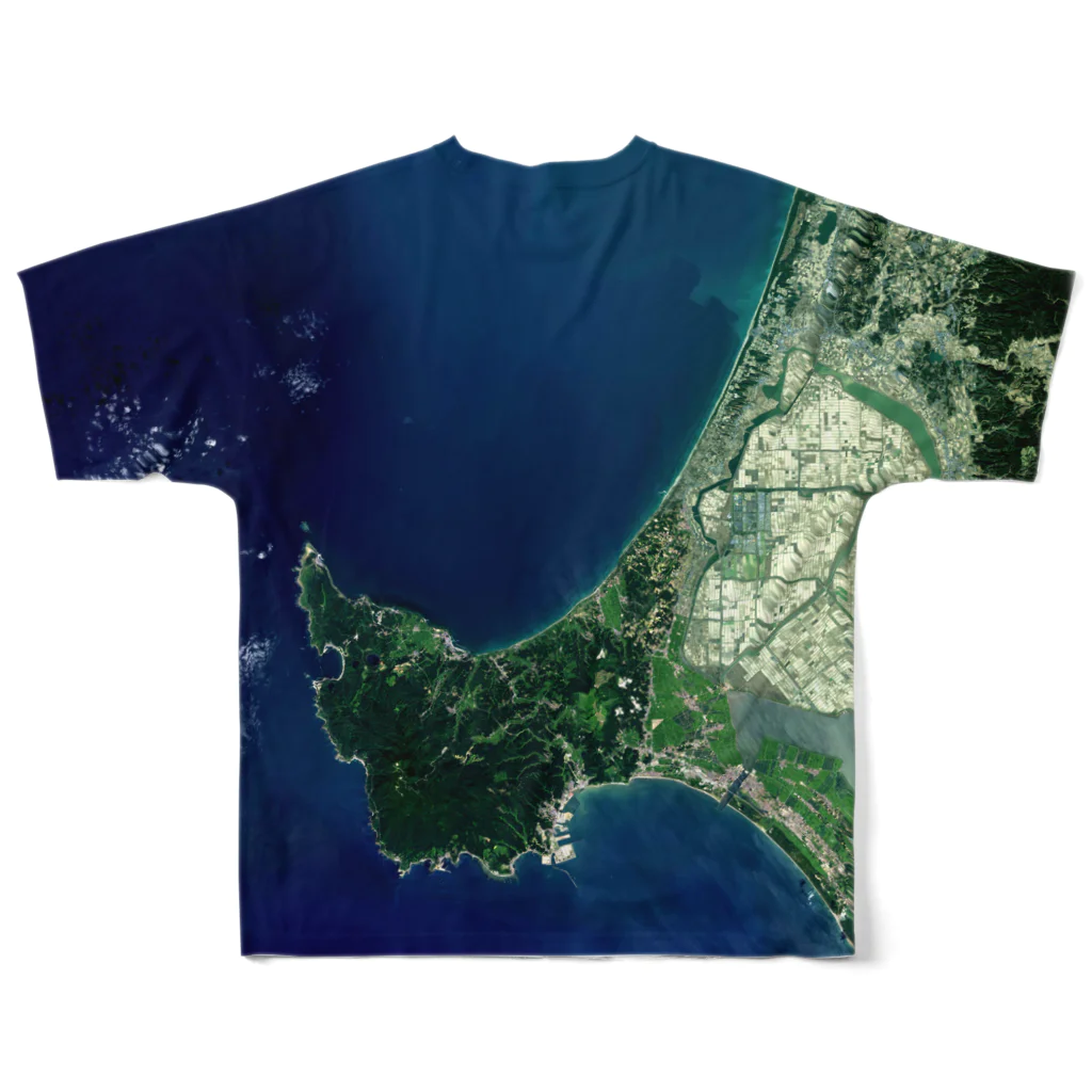 WEAR YOU AREの秋田県 男鹿市 All-Over Print T-Shirt :back