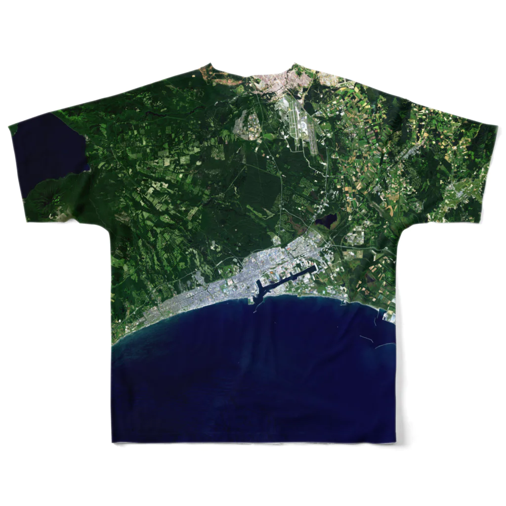 WEAR YOU AREの北海道 苫小牧市 フルグラフィックTシャツの背面