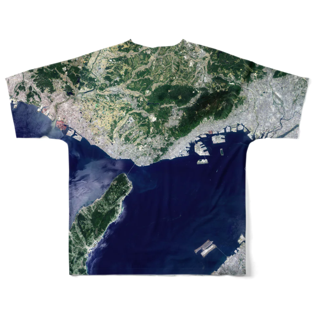 WEAR YOU AREの兵庫県 神戸市 All-Over Print T-Shirt :back