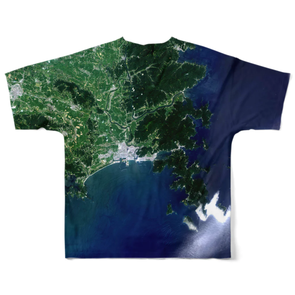 WEAR YOU AREの宮城県 石巻市 フルグラフィックTシャツの背面