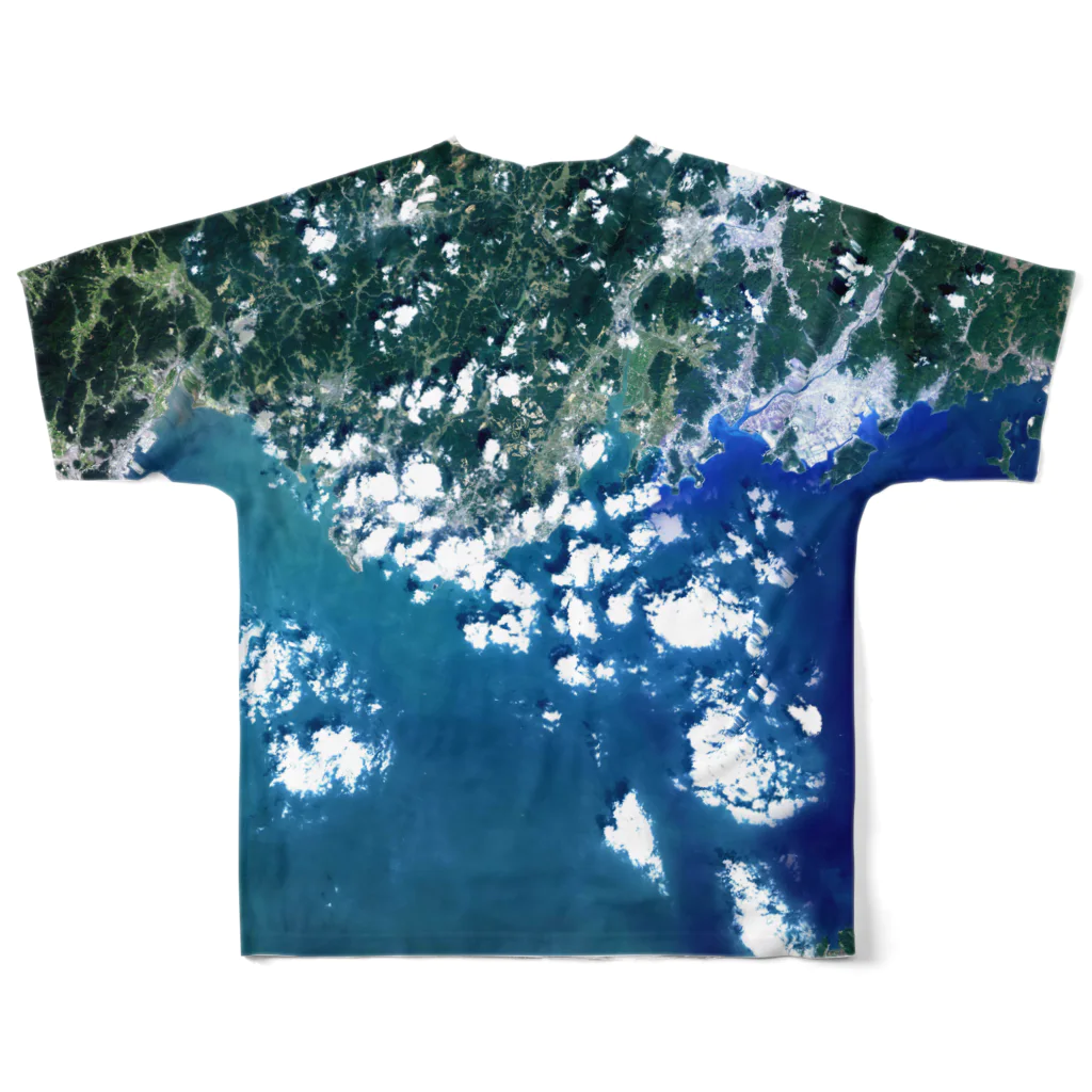 WEAR YOU AREの山口県 宇部市 フルグラフィックTシャツの背面