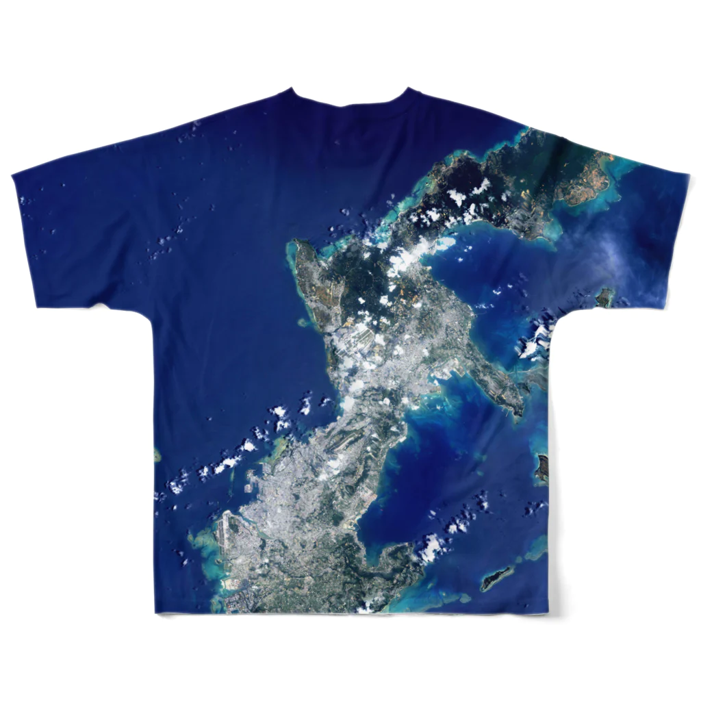 WEAR YOU AREの沖縄県 中頭郡 フルグラフィックTシャツの背面