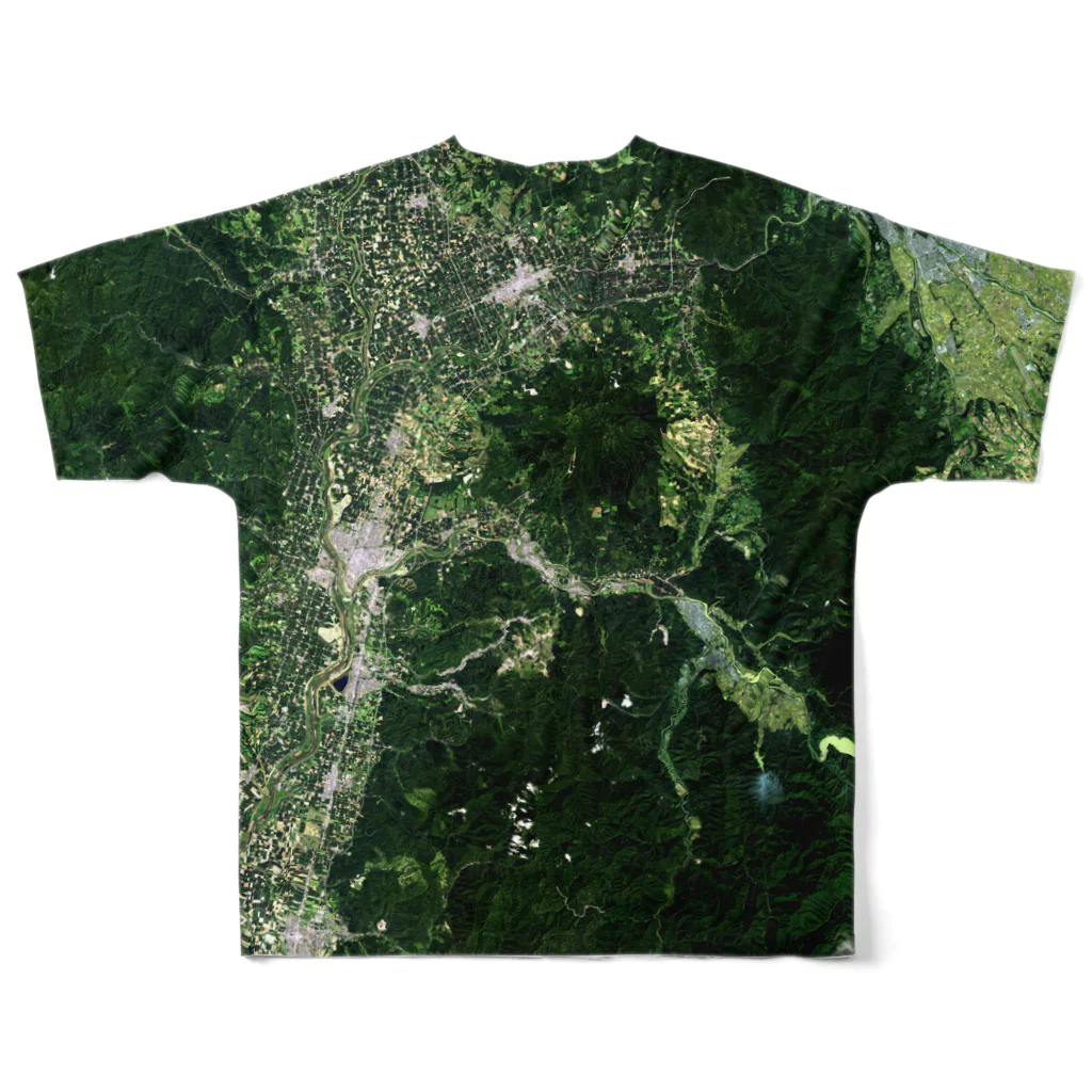 WEAR YOU AREの北海道 赤平市 フルグラフィックTシャツの背面