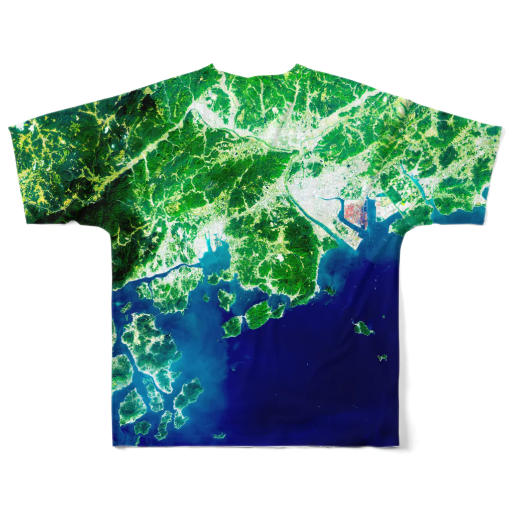 WEAR YOU AREの広島県 福山市 フルグラフィックTシャツの背面