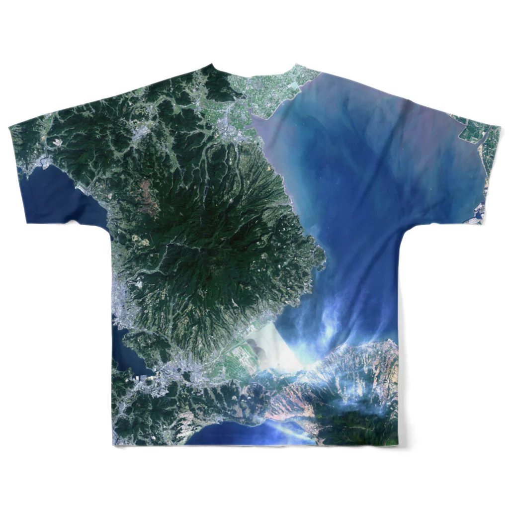 WEAR YOU AREの佐賀県 鹿島市 フルグラフィックTシャツの背面