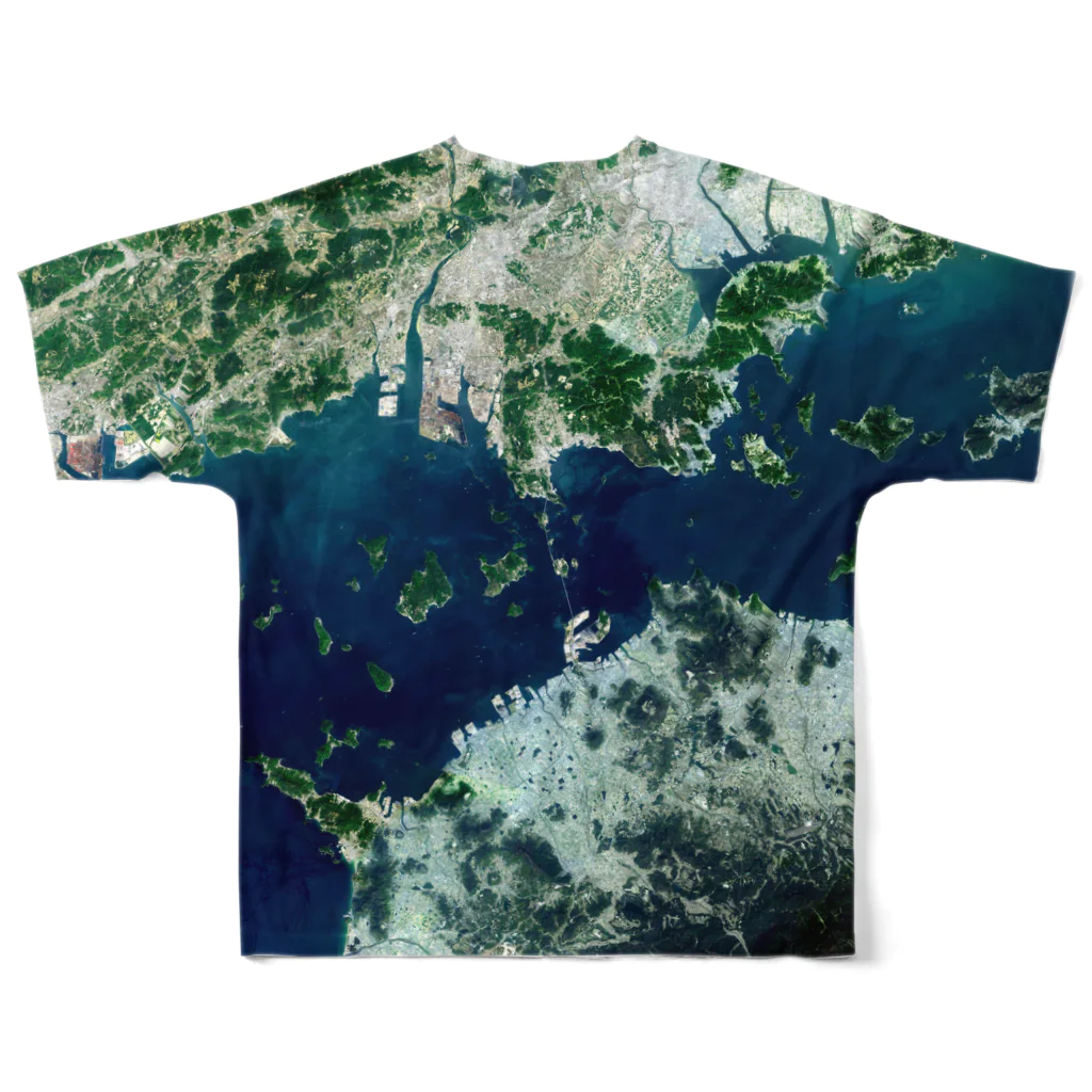 WEAR YOU AREの香川県 坂出市 フルグラフィックTシャツの背面
