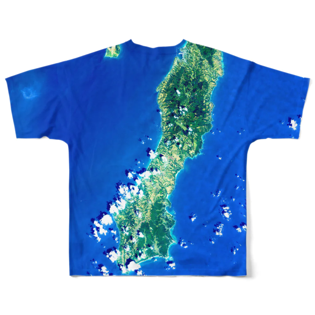 WEAR YOU AREの鹿児島県 熊毛郡 フルグラフィックTシャツの背面