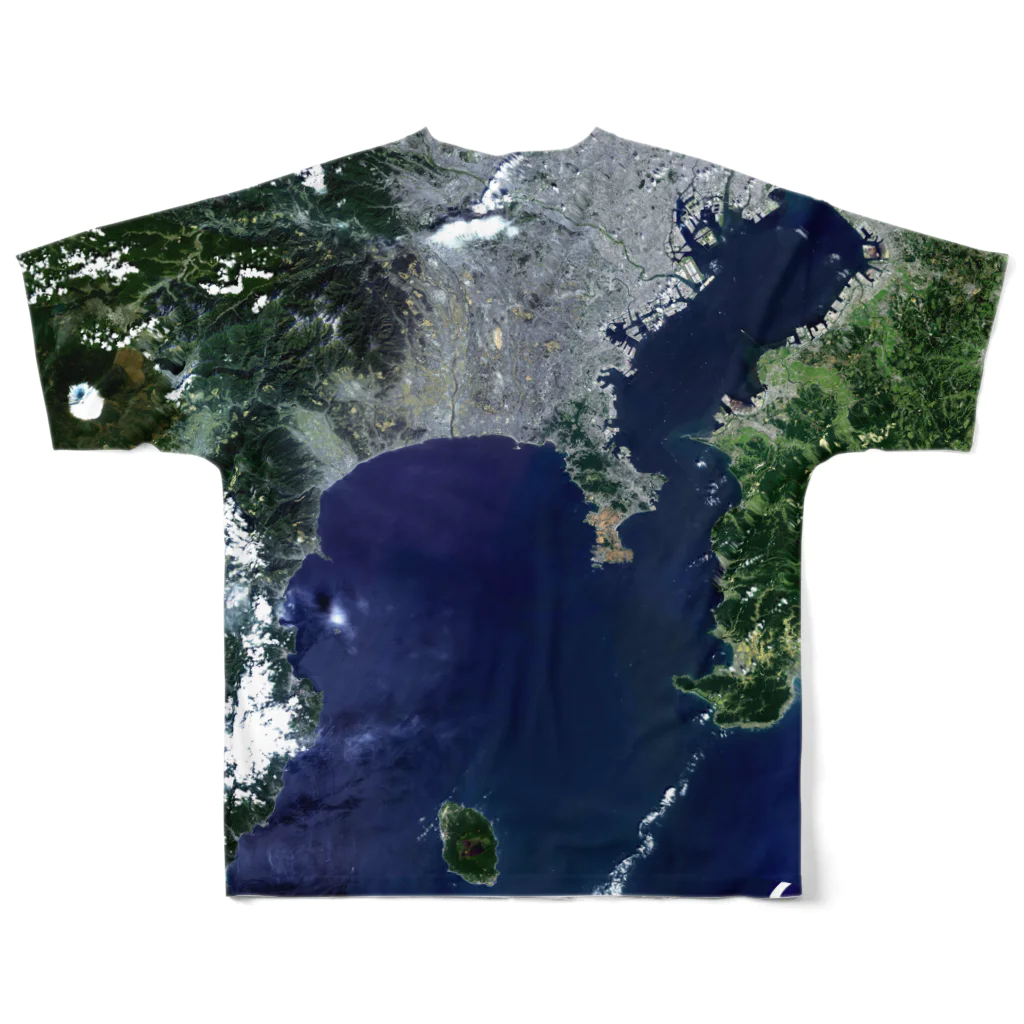 WEAR YOU AREの神奈川県 三浦郡 フルグラフィックTシャツの背面