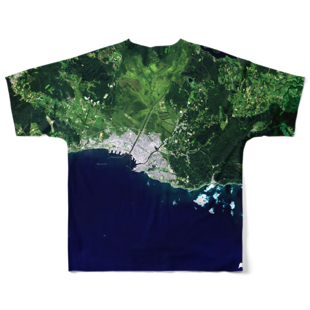 WEAR YOU AREの北海道 釧路郡 Tシャツ 両面 フルグラフィックTシャツの背面