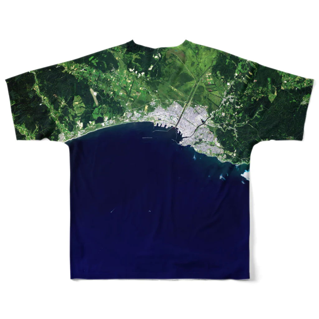 WEAR YOU AREの北海道 釧路市 Tシャツ 両面 フルグラフィックTシャツの背面