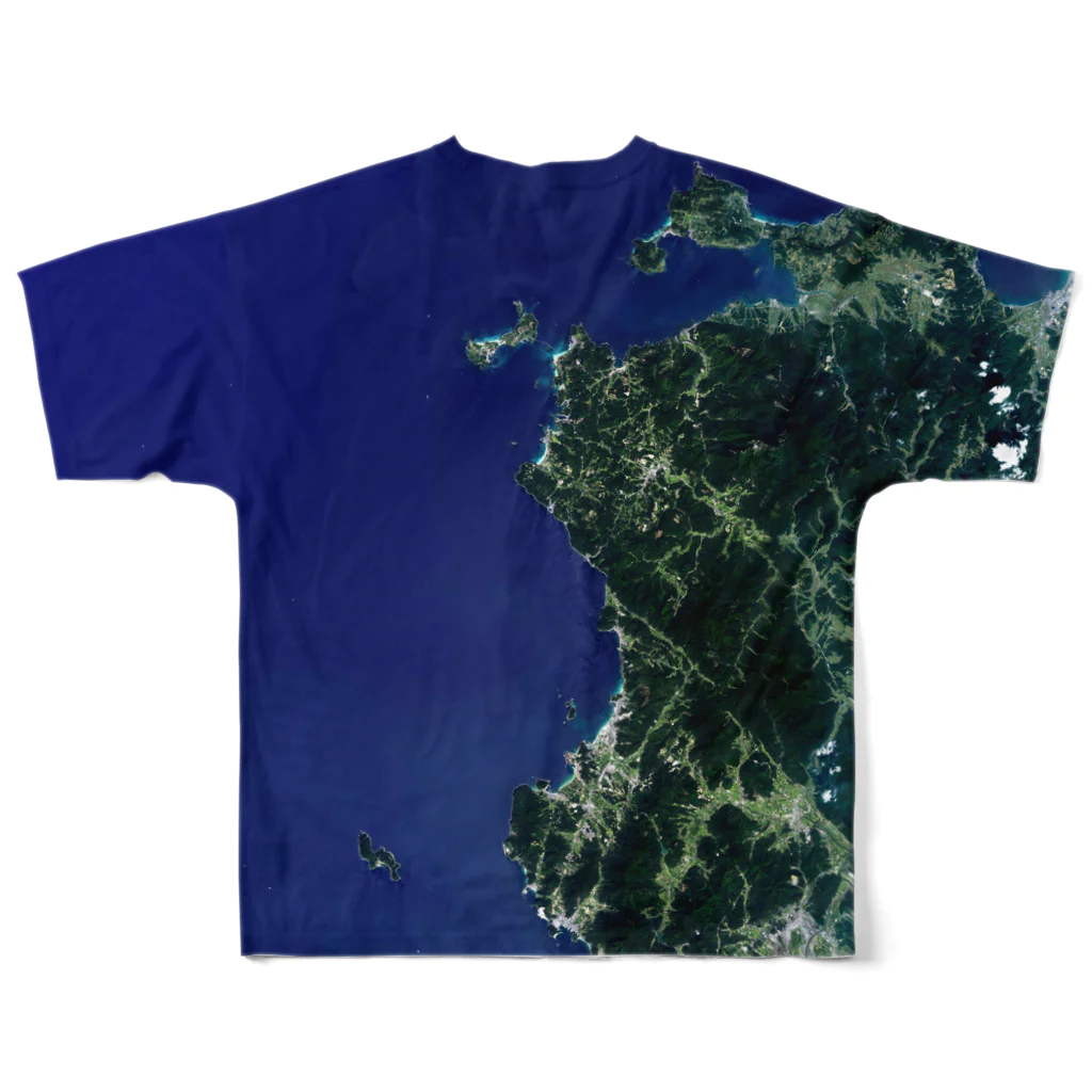 WEAR YOU AREの山口県 下関市 Tシャツ 両面 フルグラフィックTシャツの背面