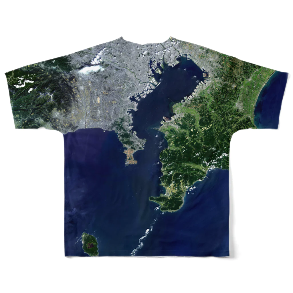 WEAR YOU AREの神奈川県 横須賀市 Tシャツ 両面 All-Over Print T-Shirt :back