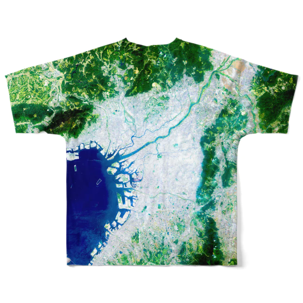 WEAR YOU AREの大阪府 大阪市 Tシャツ 両面 All-Over Print T-Shirt :back