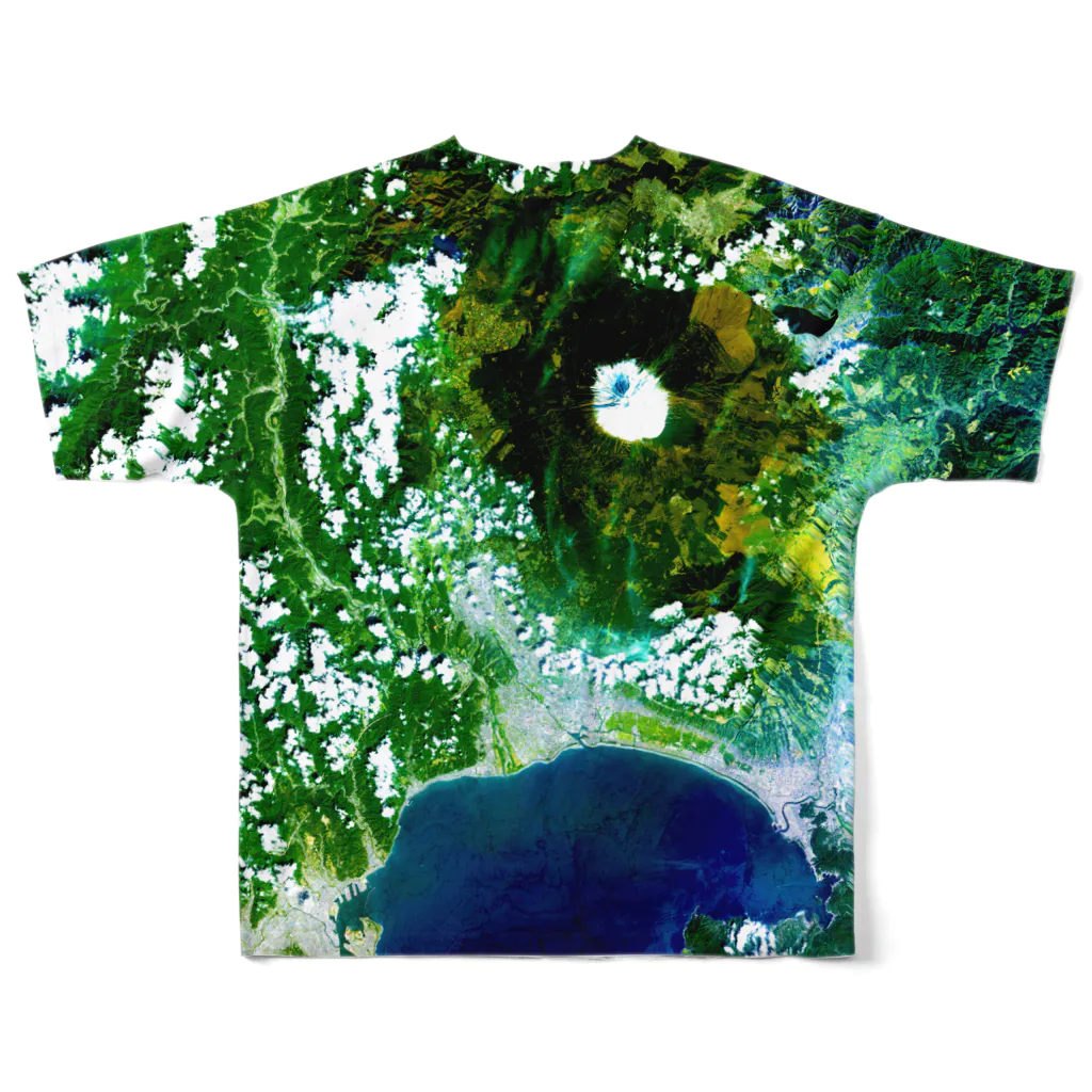 WEAR YOU AREの静岡県 富士宮市 Tシャツ 両面 All-Over Print T-Shirt :back