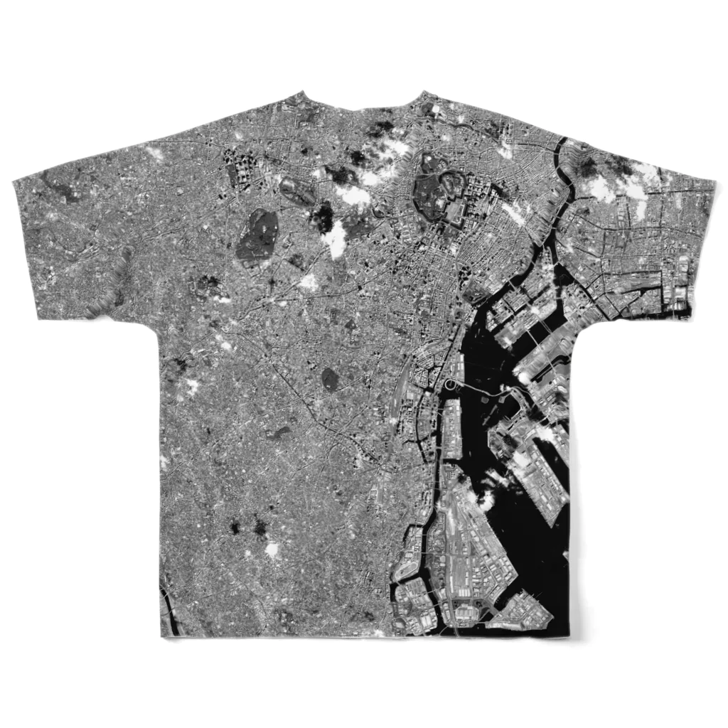 WEAR YOU AREの東京都 港区 Tシャツ 両面 All-Over Print T-Shirt :back