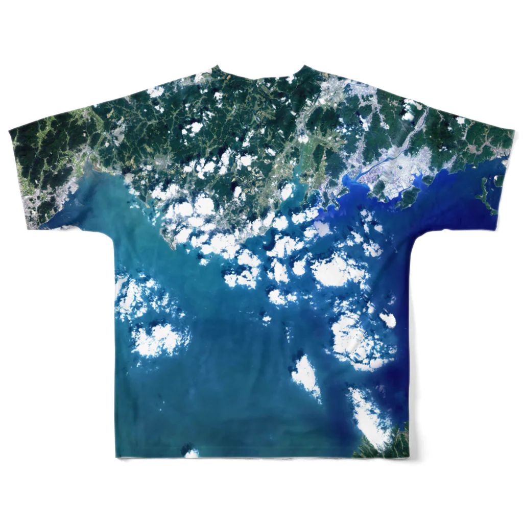 WEAR YOU AREの山口県 宇部市 Tシャツ 両面 All-Over Print T-Shirt :back
