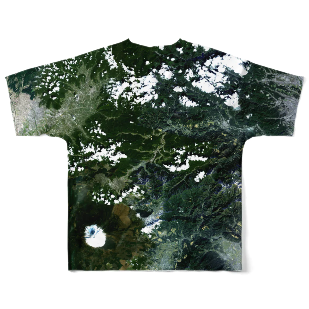WEAR YOU AREの山梨県 都留市 Tシャツ 両面 All-Over Print T-Shirt :back