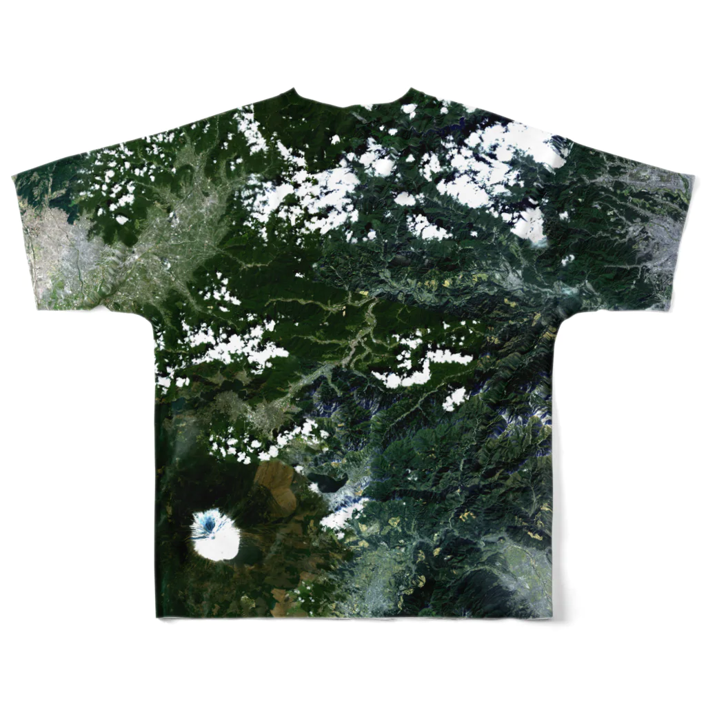 WEAR YOU AREの山梨県 都留市 Tシャツ 両面 All-Over Print T-Shirt :back