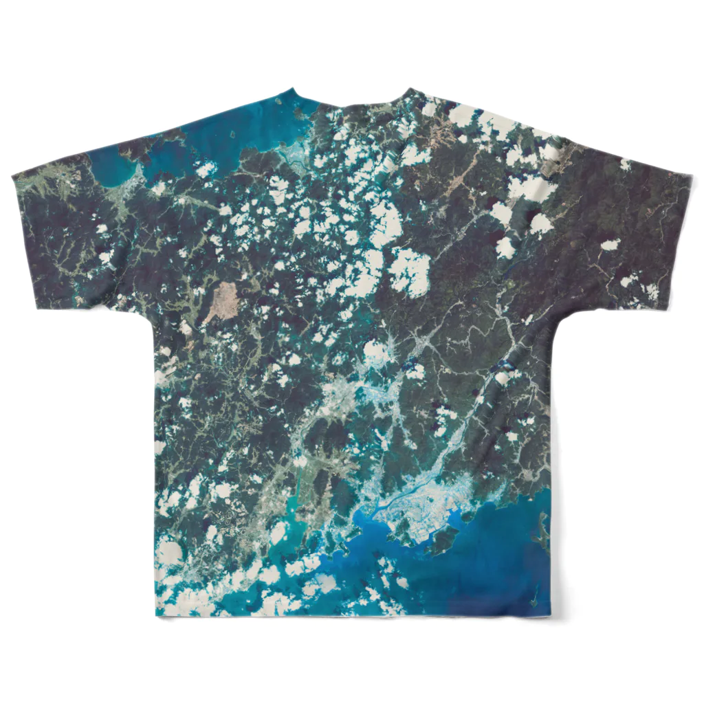 WEAR YOU AREの山口県 山口市 Tシャツ 両面 All-Over Print T-Shirt :back