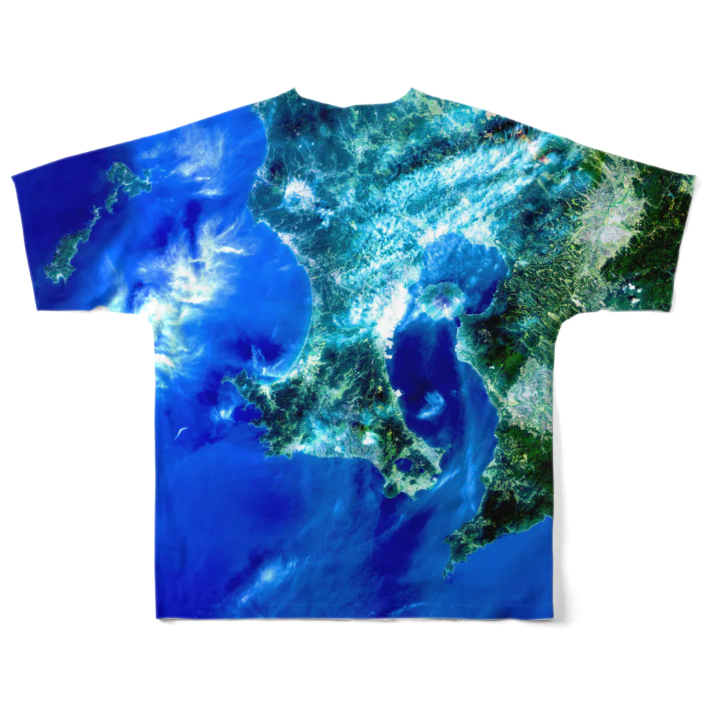 WEAR YOU AREの鹿児島県 南九州市 Tシャツ 両面 All-Over Print T-Shirt :back
