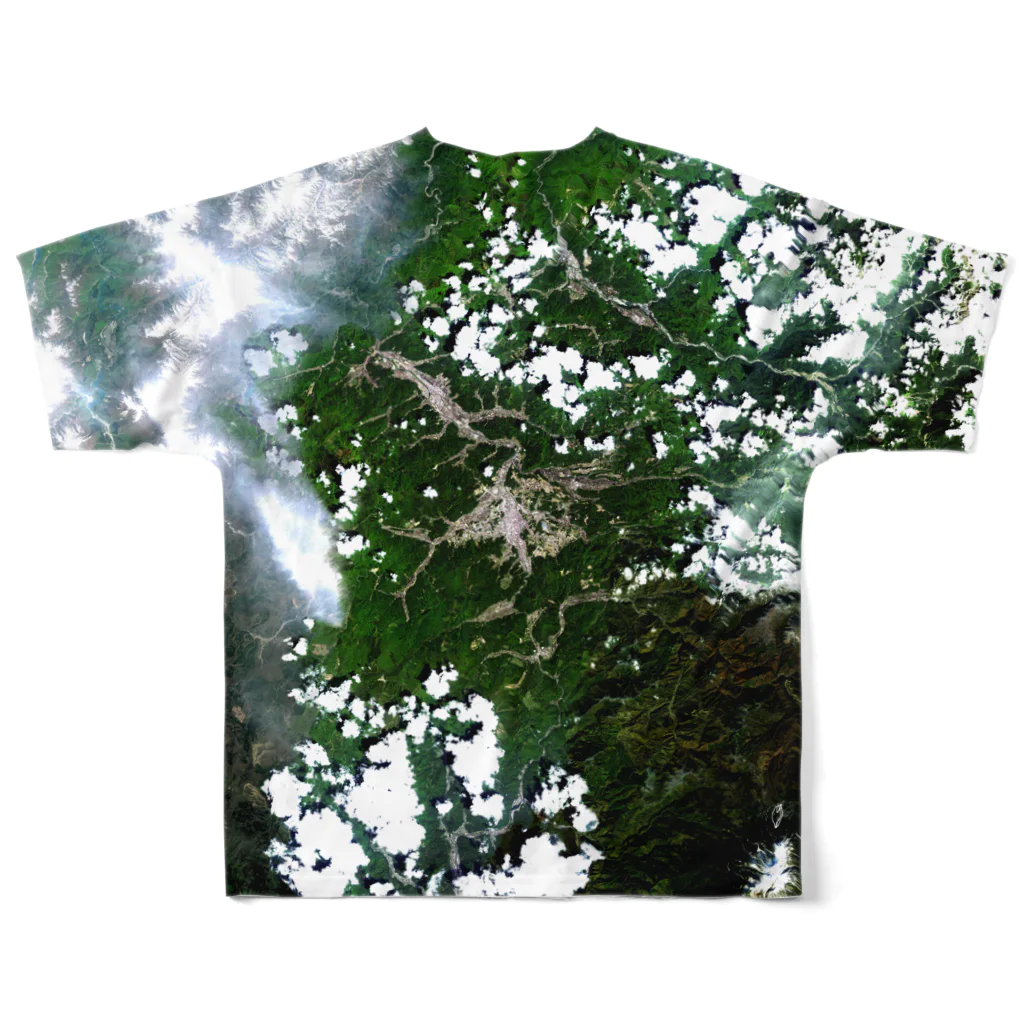 WEAR YOU AREの岐阜県 高山市 Tシャツ 両面 All-Over Print T-Shirt :back