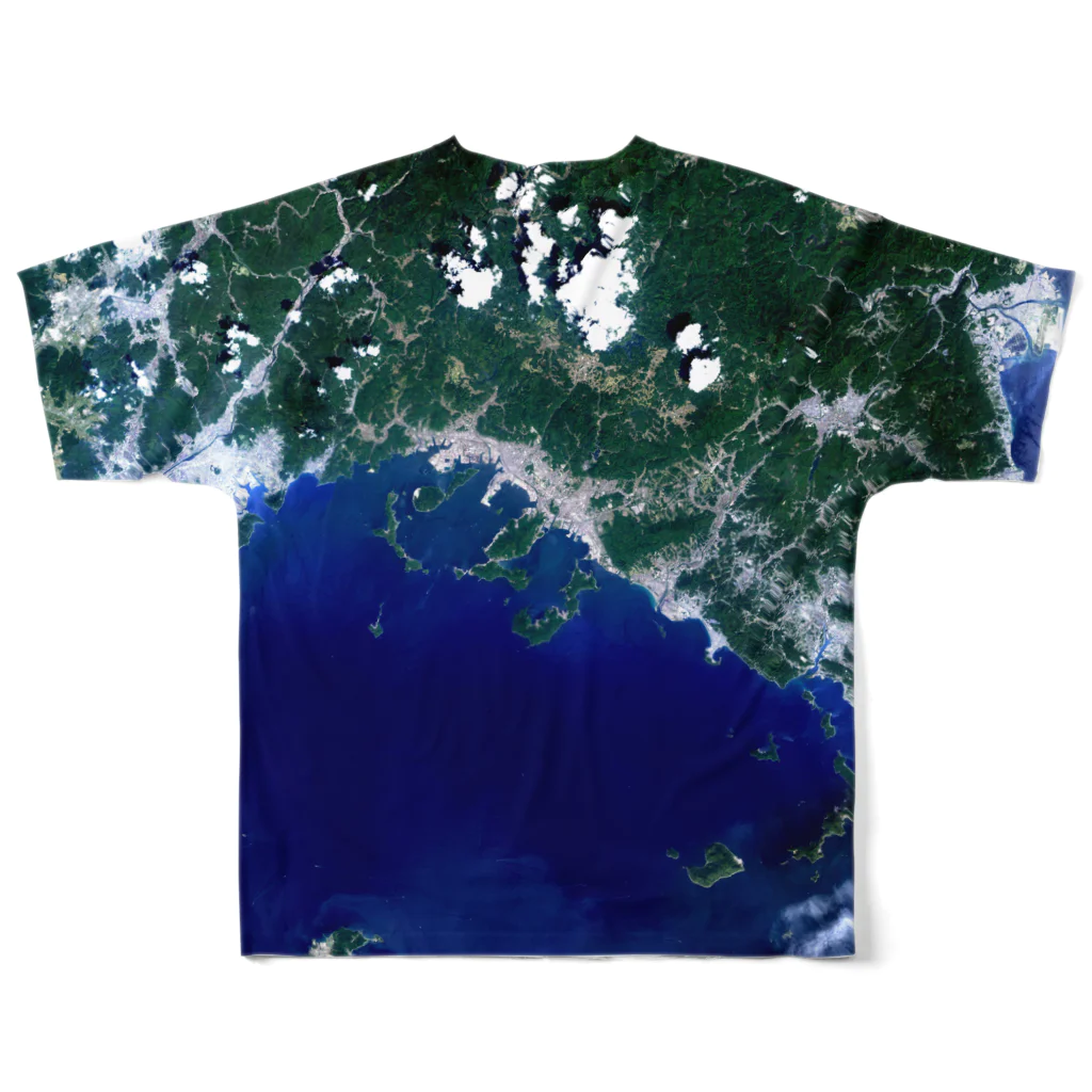 WEAR YOU AREの山口県 周南市 Tシャツ 両面 フルグラフィックTシャツの背面