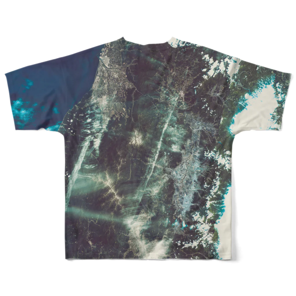 WEAR YOU AREの山形県 西村山郡 Tシャツ 両面 All-Over Print T-Shirt :back