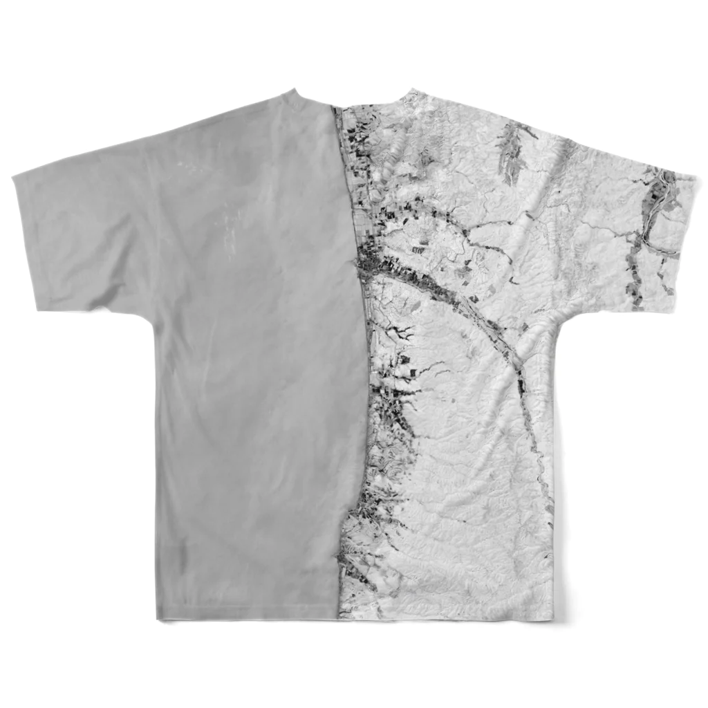 WEAR YOU AREの北海道 天塩郡 Tシャツ 両面 All-Over Print T-Shirt :back