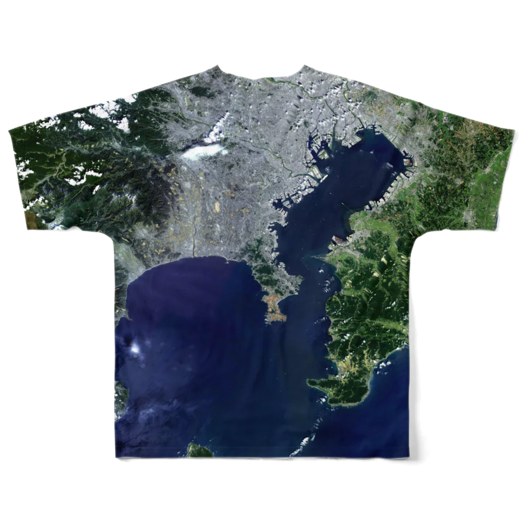 WEAR YOU AREの神奈川県 三浦郡 Tシャツ 両面 フルグラフィックTシャツの背面