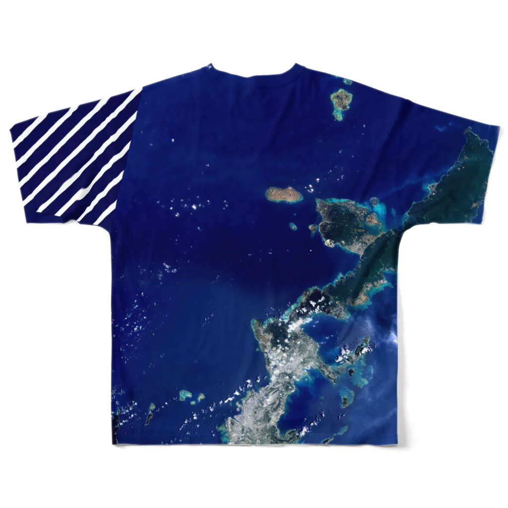 WEAR YOU AREの沖縄県 国頭郡 Tシャツ 両面 フルグラフィックTシャツの背面