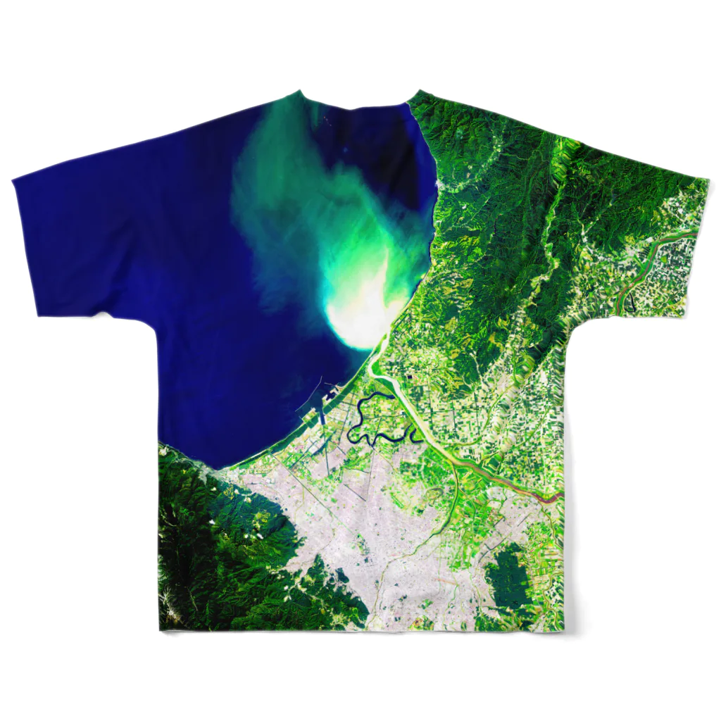 WEAR YOU AREの北海道 小樽市 Tシャツ 両面 All-Over Print T-Shirt :back