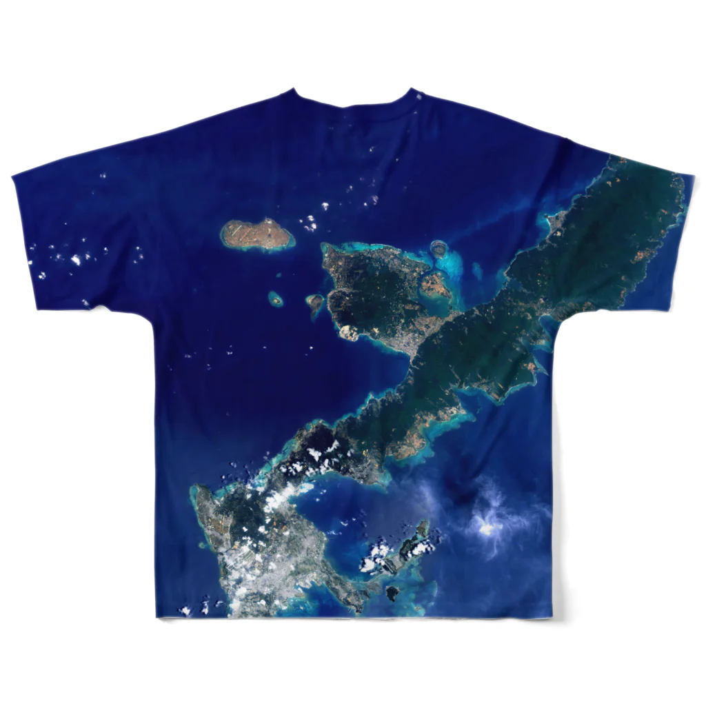 WEAR YOU AREの沖縄県 国頭郡 Tシャツ 両面 フルグラフィックTシャツの背面