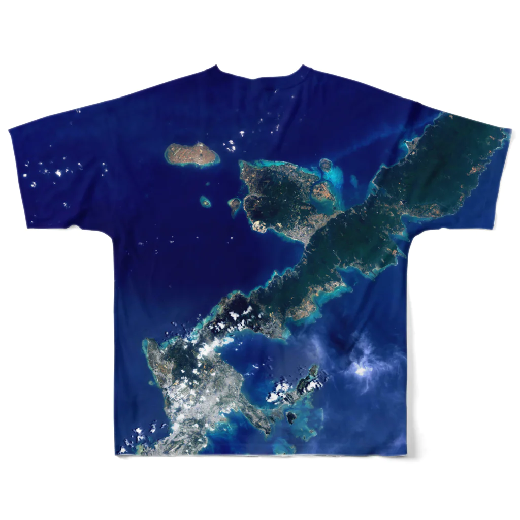 WEAR YOU AREの沖縄県 国頭郡 Tシャツ 両面 フルグラフィックTシャツの背面