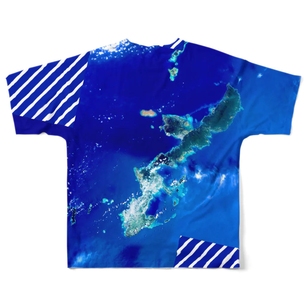 WEAR YOU AREの沖縄県 国頭郡 Tシャツ 両面 フルグラフィックTシャツの背面