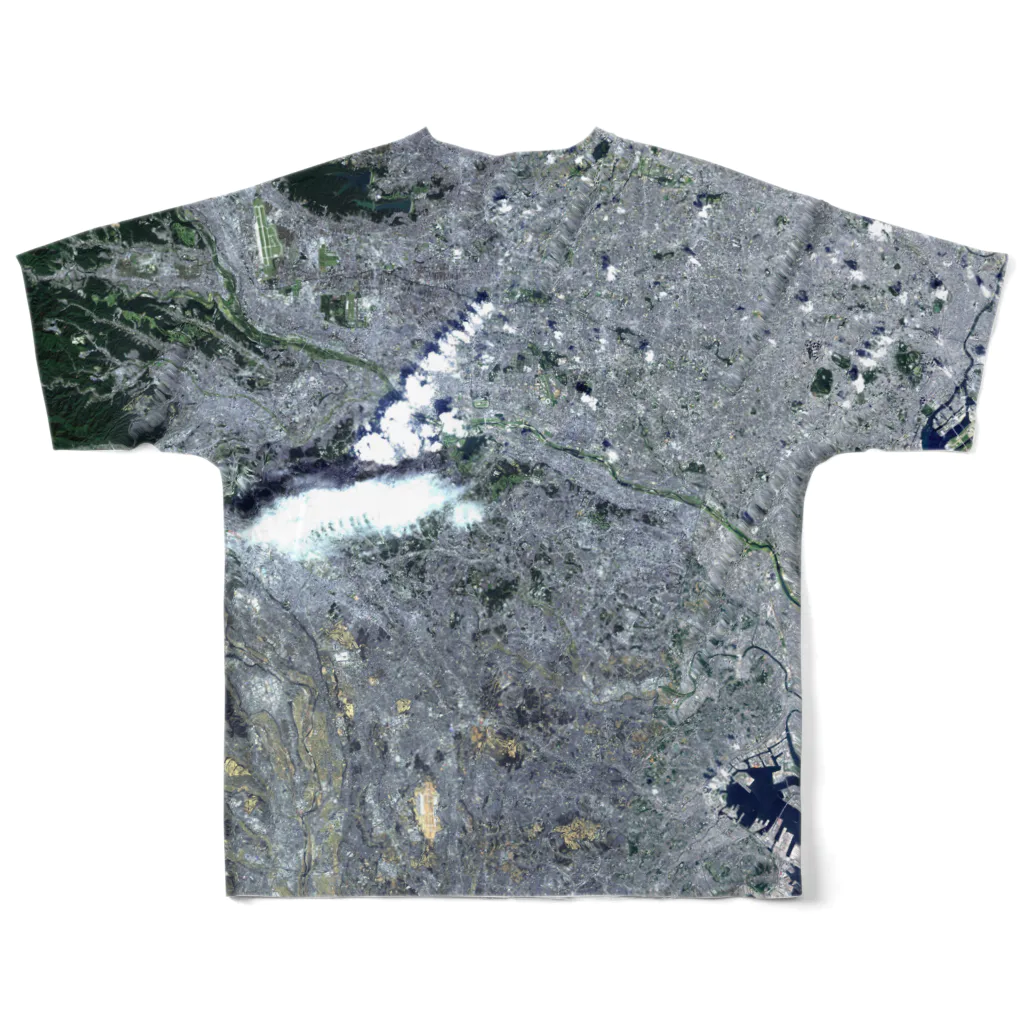 WEAR YOU AREの神奈川県 川崎市 Tシャツ 両面 All-Over Print T-Shirt :back