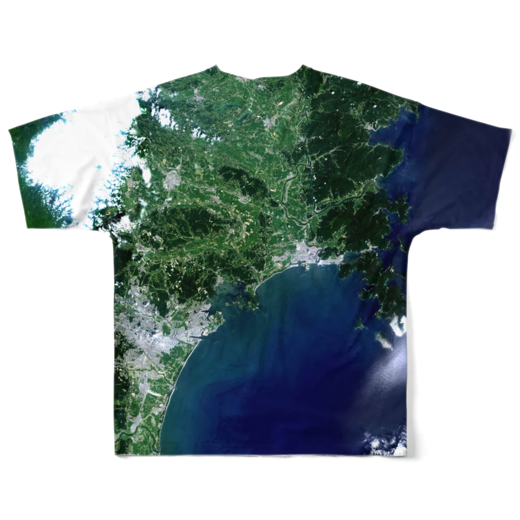 WEAR YOU AREの宮城県 東松島市 Tシャツ 両面 フルグラフィックTシャツの背面