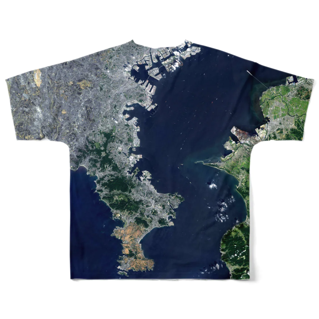 WEAR YOU AREの神奈川県 横須賀市 Tシャツ 両面 Tシャツ 両面 フルグラフィックTシャツの背面