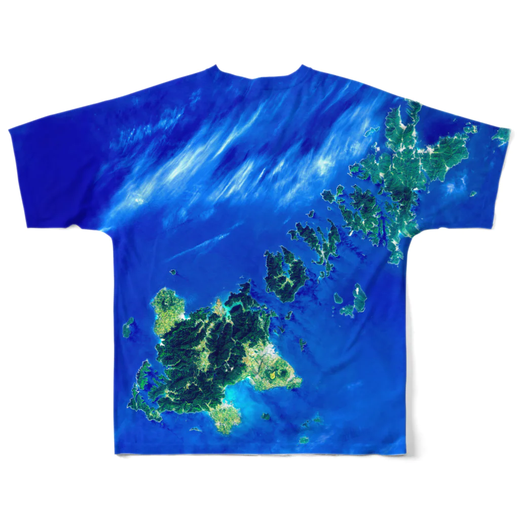 WEAR YOU AREの長崎県 五島市 Tシャツ 両面 フルグラフィックTシャツの背面